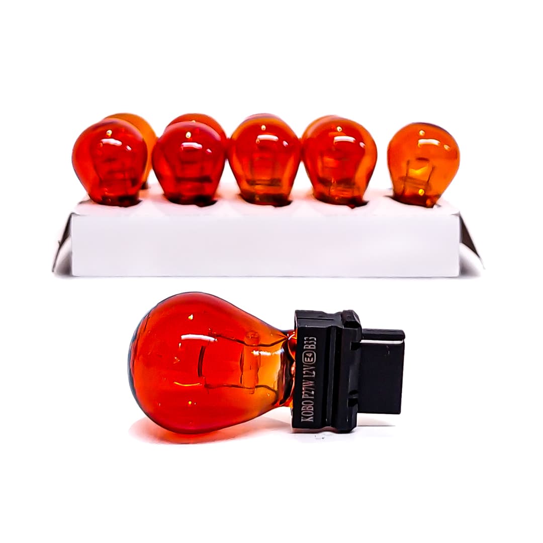 LAMPARA AMBAR 1 POLO PLASTICO