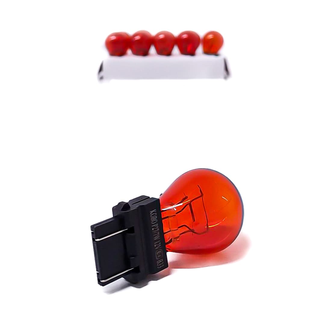 LAMPARA AMBAR 2 POLOS PLASTICO
