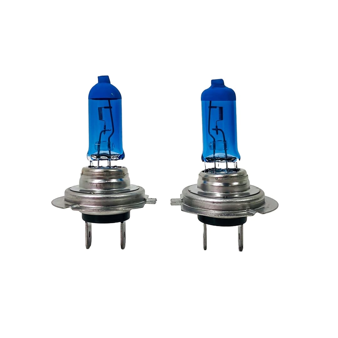 LAMPARA H7 AZUL BLISTER X2